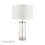 Laura Ashley Harrington Large Table Lamp Antique Brass and Glass With Shade