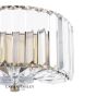 Laura Ashley Fernhurst Wall Light Crystal and Antique Brass