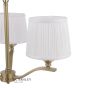 Laura Ashley Hemsley 3 Light Armed Pendant Matt Antique Brass With Shade