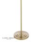 Laura Ashley Marlowe Floor Lamp Antique Brass With Shade