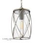 Laura Ashley Beckworth Ceiling Lantern Antique Brass and Glass