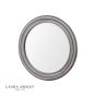 Laura Ashley Tate Mirror Distressed Wood 60cm