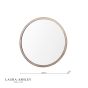 Laura Ashley Harrington Mirror Antique Brass 60cm