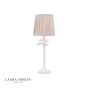 Laura Ashley Eleni Table Lamp Matt White With Shade
