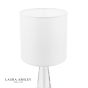 Laura Ashley Blake Rechargeable Table Lamp Polished Chrome and Crystal With Shade LED