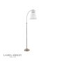Laura Ashley Dearham Floor Lamp Antique Brass With Shade