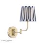 Laura Ashley Denwick Wall Light Matt Antique Brass With Shade