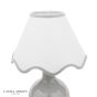 Laura Ashley Bramhope Table Lamp Grey Ceramic With Shade
