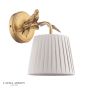 Laura Ashley Egelton Wall Light Aged Brass With Shade