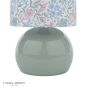 Laura Ashley Sherston Table Lamp Blue Ceramic With Shade