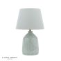 Laura Ashley Campion Table Lamp Blue Ceramic With Shade