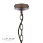 Laura Ashley Holwell 2 Light Pendant Antique Bronze With Shade