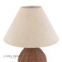 Laura Ashley Fernhill Table Lamp Antique Brown With Shade