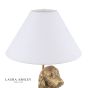 Laura Ashley Cocker Spaniel Table Lamp Antique Gold With Shade