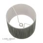 Laura Ashley Hemsley Green 100% Silk Tapered Drum Shade 40cm/16 inch