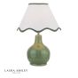 Laura Ashley Bramhope Table Lamp Green Ceramic With Shade
