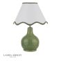 Laura Ashley Bramhope Table Lamp Green Ceramic With Shade