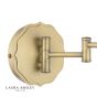Laura Ashley Denwick Wall Light Matt Antique Brass With Shade