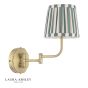 Laura Ashley Denwick Wall Light Matt Antique Brass With Shade