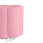 Laura Ashley Loveston Pink Cotton Scalloped Shade 38cm