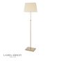 Laura Ashley Bartley Floor Lamp Antique Brass With Shade