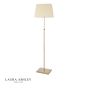 Laura Ashley Bartley Floor Lamp Antique Brass With Shade