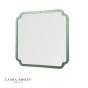 Laura Ashley Martham Mirror Smoked Green 65 X 65cm