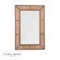 Laura Ashley Bayden Mirror Rattan 91 X 61cm