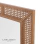 Laura Ashley Bayden Mirror Rattan 91 X 61cm