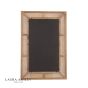 Laura Ashley Bayden Mirror Rattan 91 X 61cm