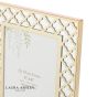 Laura Ashley Efa Photo Frame Polished Gold and Mirror 4" x 6"