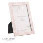 Laura Ashley Whitford Photo Frame Polished Nickel and Pink 4" x 6"