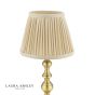 Laura Ashley Ezra Twin Pack Table Lamp Matt Antique Brass With Shade