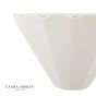 Laura Ashley Scallop Wall Washer White Ceramic