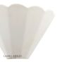 Laura Ashley Scallop Wall Washer White Ceramic