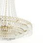 Laura Ashley Enid 5 Light Grande Chandelier Glass and Matt Antique Brass