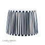 Laura Ashley Denwick Blue Cotton Tapered Drum Shade 30cm/12 inch