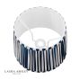 Laura Ashley Denwick Blue Cotton Tapered Drum Shade 30cm/12 inch