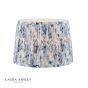 Laura Ashley Adwick Trail Blue Cotton Tapered Drum Shade 30cm/12 inch