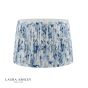 Laura Ashley Adwick Trail Blue Cotton Tapered Drum Shade 30cm/12 inch