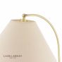 Laura Ashley Cordwell Floor Lamp Matt Antique Brass With Shade