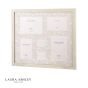 Laura Ashley Magnolia Photo Frame Matt White and Grey