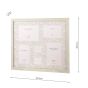Laura Ashley Magnolia Photo Frame Matt White and Grey