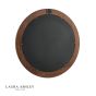 Laura Ashley Tate Mirror Dark Wood 60cm