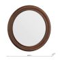 Laura Ashley Tate Mirror Dark Wood 60cm