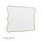 Laura Ashley Medora Mirror Matt Gold 64.5 X 49.5cm