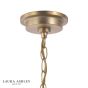 Laura Ashley Sullivan 6 Light Pendant Matt Champagne With Shade