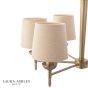 Laura Ashley Sullivan 6 Light Pendant Matt Champagne With Shade