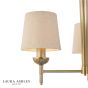 Laura Ashley Sullivan 3 Light Semi-Flush Matt Champagne With Shade