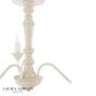 Laura Ashley Tate 3 Light Semi-Flush Distressed White